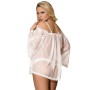 SUBBLIME Babydoll Weiß mit ausgestellten Ärmeln S/M – Elegante Damenwäsche