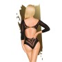 PENTHOUSE - Under My Spell Teddy - Verführerischer Bodysuit mit geometrischem Muster