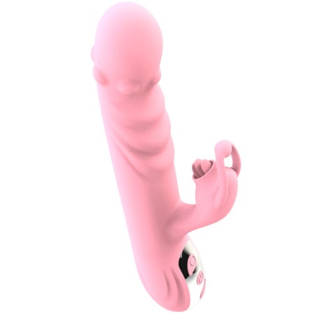 ARMONY Fully Tongue Vibrator mit stimulierender Zunge und Wärmeeffekt in Pink