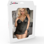 SUBBLIME - Queen Plus Size Fetisch Teddy mit kurzen Ärmeln