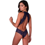 PASSION VELMORE Body Blau S/M – Elegante Spitzen-Lingerie