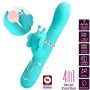 PRETTY LOVE - Multifunktionaler 4-in-1 Rabbit Vibrator Schmetterling Aqua Grün