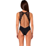 PASSION - EVALIE Body Schwarz L/XL Elegante Spitze & Komfort