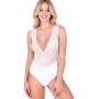 PASSION - EVALIE Body Weiß S/M – Elegante Spitze & moderner Schnitt