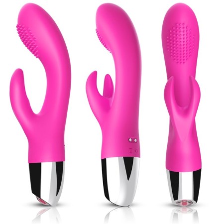ARMONY - Rabbit Vibrator in Fuchsia mit 18 Vibrationsmodi und USB-Aufladung