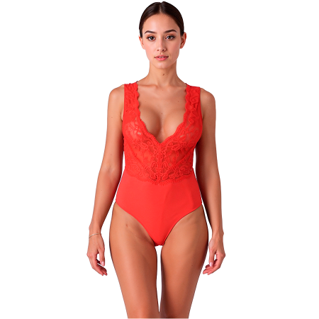 PASSION - Evalie Body Rot S/M - Elegante und sinnliche Damenwäsche