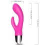 ARMONY - Rabbit Vibrator in Fuchsia mit 18 Vibrationsmodi und USB-Aufladung