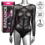 CalExotics Radiance Bodysuit mit langen Ärmeln und funkelnden Strasssteinen