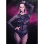 CalExotics Radiance Bodysuit mit langen Ärmeln und funkelnden Strasssteinen