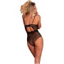 Livco Corsetti Fashion Finasan LC 90632 Body Schwarz - Eleganter Spitzen-Body