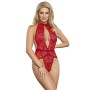 SUBBLIME - 953881 Offener Bodysuit mit Bügel in Rot L/XL