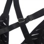 SUBBLIME - Eleganter Body mit Strapsgürtel in Schwarz S/M