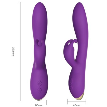 ARMONY - Bonnie Rabbit Vibrator Violett, 9 Vibrationsmodi, wasserdicht, USB wiederaufladbar