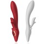 ARMONY ELK Rabbit Vibrator Rot, gebogen, 2x9 Vibrationsmodi, wasserdicht