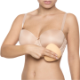 BYE-BRA Perfect Push-Up Polster Beige – Leichte, haftende Brustform-Pads