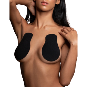 BYE-BRA Push-Up Brustlift aus Stoff, Schwarz, Größe XL