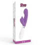 GLOSSY - Rabbit Elvis Lila Silikon-Massagegerät mit 10 Vibrationsmodi