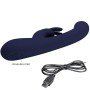 PRETTY LOVE - LAMAR Rabbit Vibrator & G-Punkt Stimulator Blau