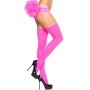 Leg Avenue Neon Pink Opake Nylon Oberschenkelstrümpfe