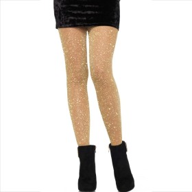 LEG AVENUE - Transparente goldene Strumpfhose