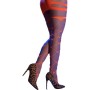 CHILIROSE CR 4706 Cabaret Strumpfhose Orange S/M mit großen Ösen