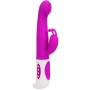PRETTY LOVE - SMART HUGH RABBIT LILA, ergonomischer G-Punkt-Vibrator mit klitoraler Stimulation