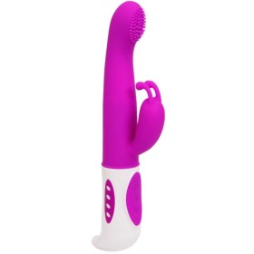 PRETTY LOVE - SMART HUGH RABBIT LILA, ergonomischer G-Punkt-Vibrator mit klitoraler Stimulation