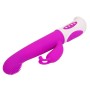 PRETTY LOVE - SMART HUGH RABBIT LILA, ergonomischer G-Punkt-Vibrator mit klitoraler Stimulation