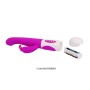 PRETTY LOVE - SMART HUGH RABBIT LILA, ergonomischer G-Punkt-Vibrator mit klitoraler Stimulation