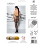 PASSION - TIOPEN 016 Elegante schwarze halbdurchsichtige Strümpfe 20 DEN