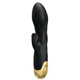 PRETTY LOVE - Luxus Vibrator, wiederaufladbar, schwarz, 18 Karat vergoldet