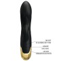 PRETTY LOVE - Luxus Vibrator, wiederaufladbar, schwarz, 18 Karat vergoldet