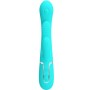 PRETTY LOVE Shania Triple Rabbit Multifunktionsvibrator 3-in-1 Blau