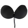 BYE-BRA - Klebe-BH mit verstellbarem Frontverschluss, Schwarz, Cup B