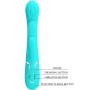 PRETTY LOVE Shania Triple Rabbit Multifunktionsvibrator 3-in-1 Blau