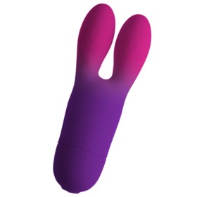 ROCKS-OFF Glo-Girl Bunny Flexibler Vibrator, Lila