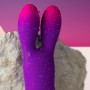 ROCKS-OFF Glo-Girl Bunny Flexibler Vibrator, Lila