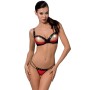 PASSION - WOMAN MIDORI SET S/M - Sexy Damen Dessous Set in Rot