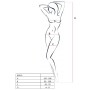 PASSION Woman BS019 Bodystocking Schwarz Einheitsgröße