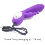 ARMONY - Bella Rabbit Vibrator mit Zugring, Violett