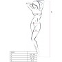 PASSION WOMAN BS020 Bodystocking Schwarz One Size