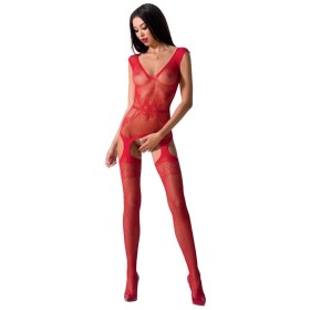 PASSION WOMAN BS062 Rotes Bodystocking Einheitsgröße