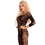 Livco Corsetti Fashion Monata LC 17325 Bodystocking Crotchless Schwarz S/L