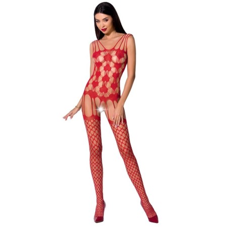 PASSION WOMAN BS067 Rotes Bodystocking, Einheitsgröße