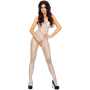 PASSION - EROTICLINE Weißer Netz-Catsuit BS009