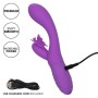 CALEXOTICS Butterfly Kiss Flutter Violeta – Wiederaufladbarer Vibrator mit Doppelmotoren
