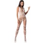 PASSION WOMAN BS058 Weißes Bodystocking Einheitsgröße