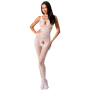 PASSION WOMAN BS078 Bodystocking One Size Weiß