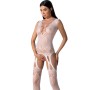 PASSION BS099 Weißer Bodystocking - Einheitsgröße