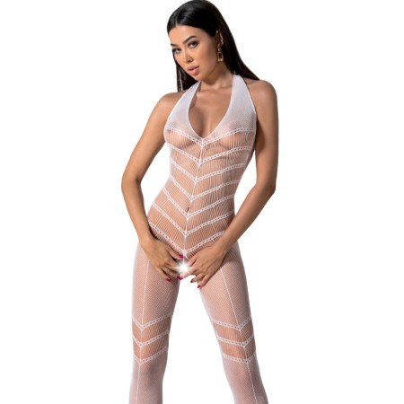 PASSION BS100 Bodystocking Weiß - Einheitsgröße